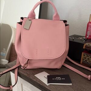 Coach Blush Pink Backpack